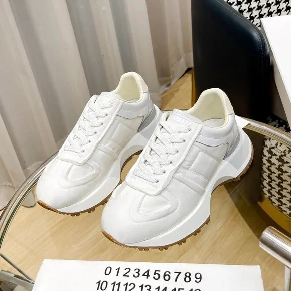 スニーカー MAISON MARGIELA Women Sneakers S58WS0264P8190 HA777 WHITE Maison Margiela - Sprinter Sneaker in White - S58WS0264